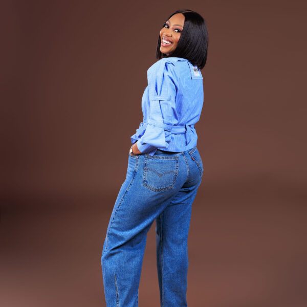 The blue belle tie shirt